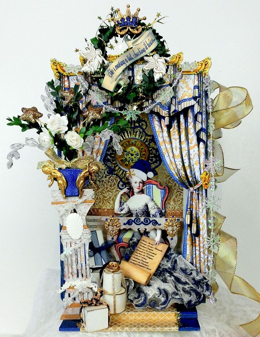 Artfully Musing Shadow Box Book Tutorial Featuring Marie